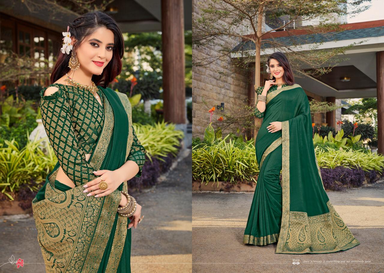 Starwalk vol 6 Designer Printed Vichitra Silk Party wear Saree Collectins